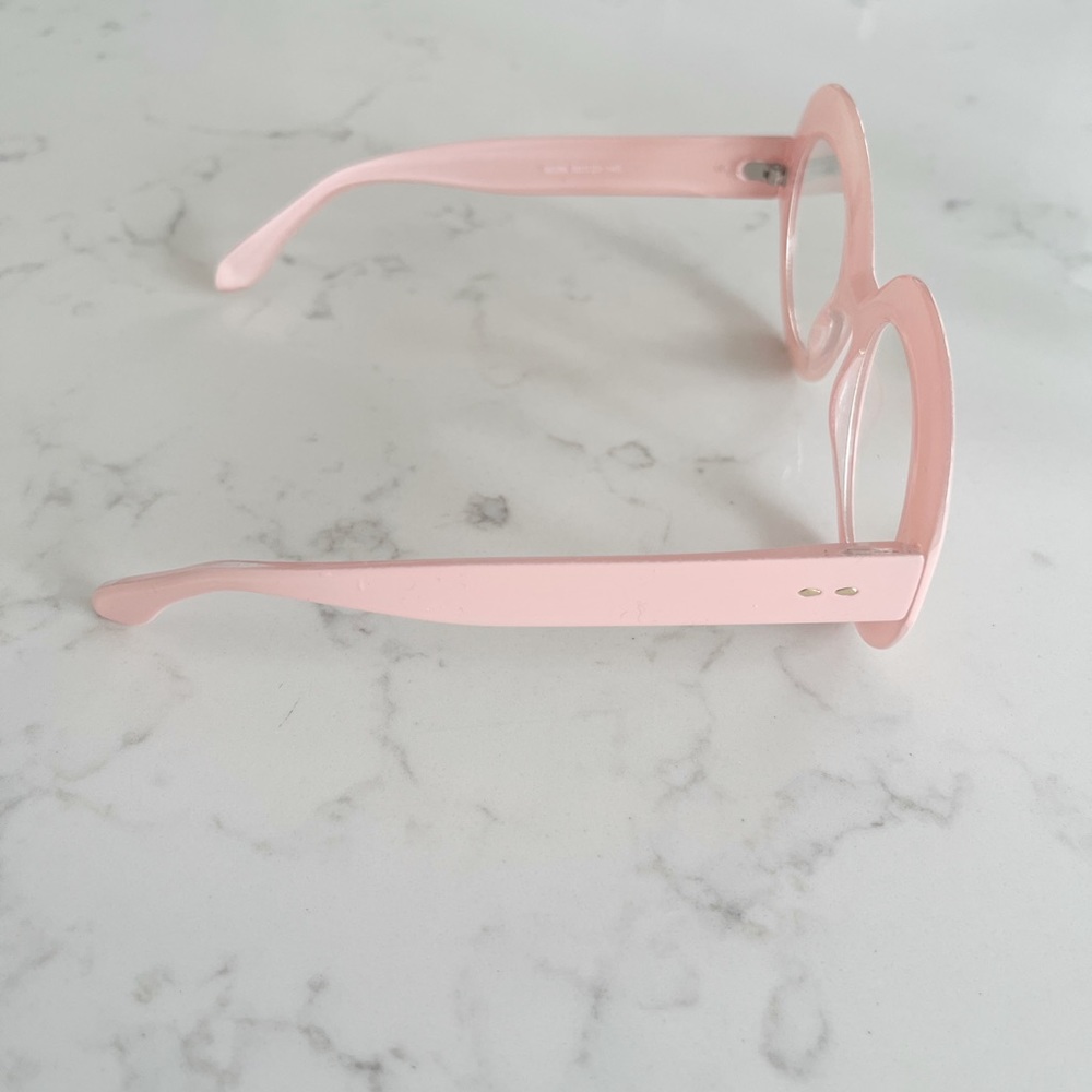 Ladies Clear Round Lens Funky Cool Retro Style Fashion Glasses Nerd - Picture 6 of 6
